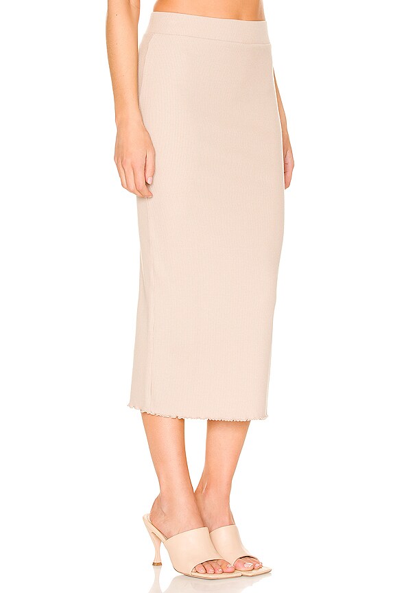 view 2 of 4 Ripple Midi Skirt in Saddle