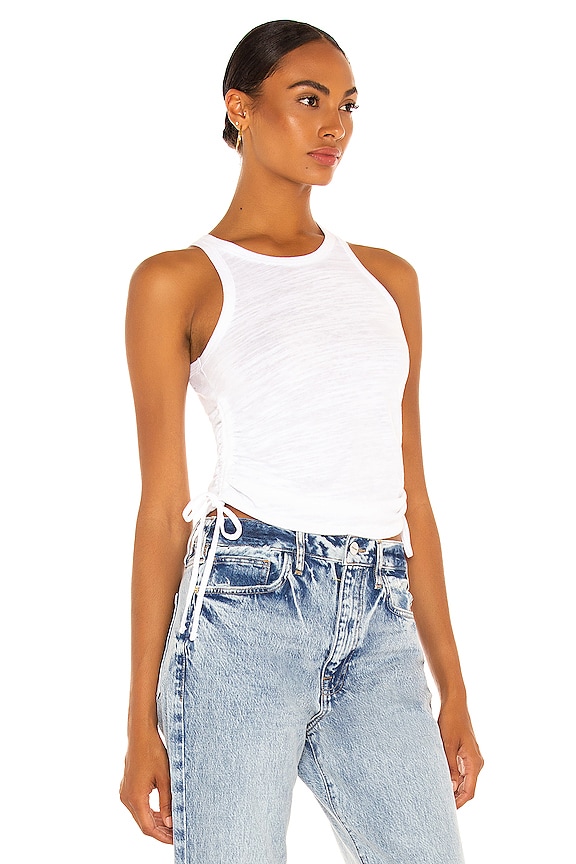 view 2 of 4 Cinched Tank in White