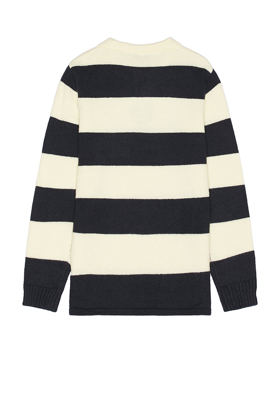 view 2 of 4 PULL RUGBY MANCHES LONGUES MO in Off White