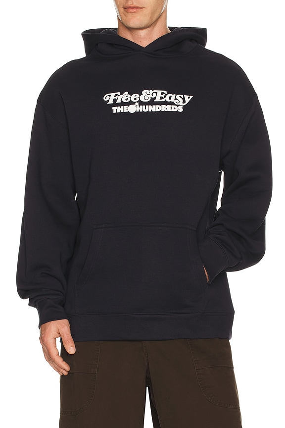 view 2 of 5 x Free And Easy Adam Bomb Hoodie in Navy