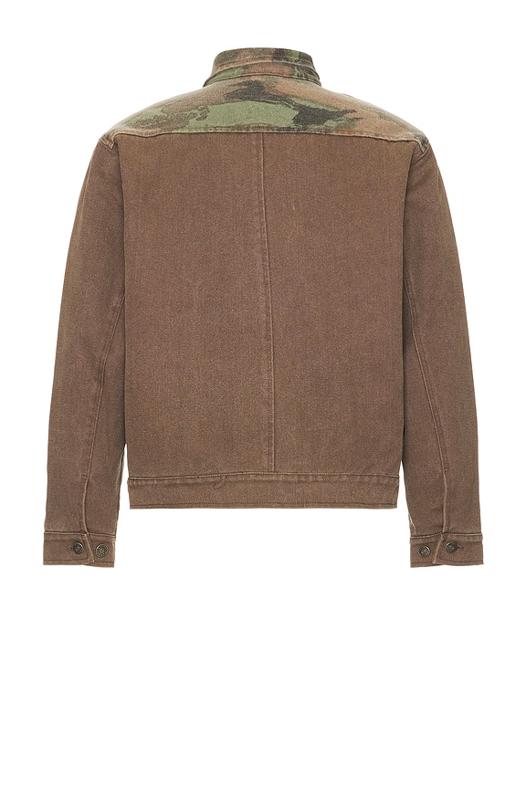 view 2 of 3 Camo Canvas Jacket in Brown