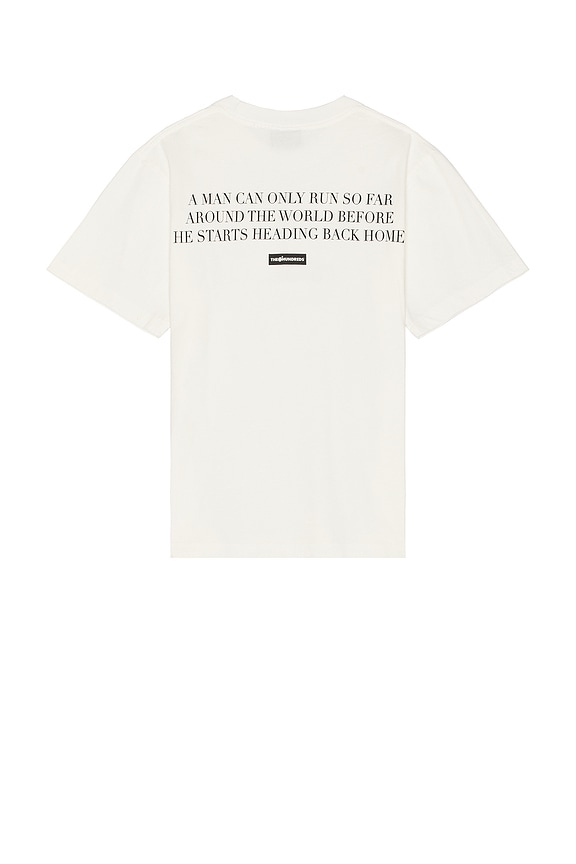 view 2 of 3 Fairfax Bar Tee in White