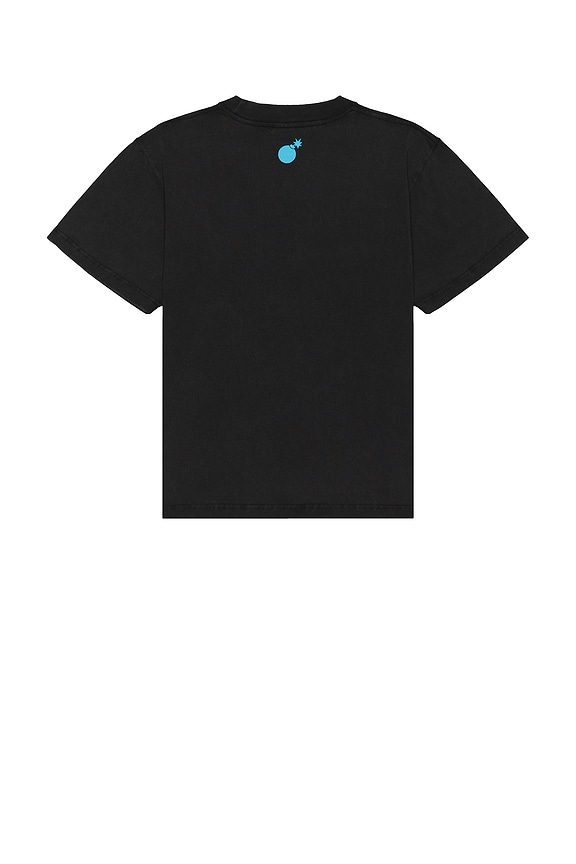 view 2 of 3 T-SHIRT SANTEE ADAM in Washed Black