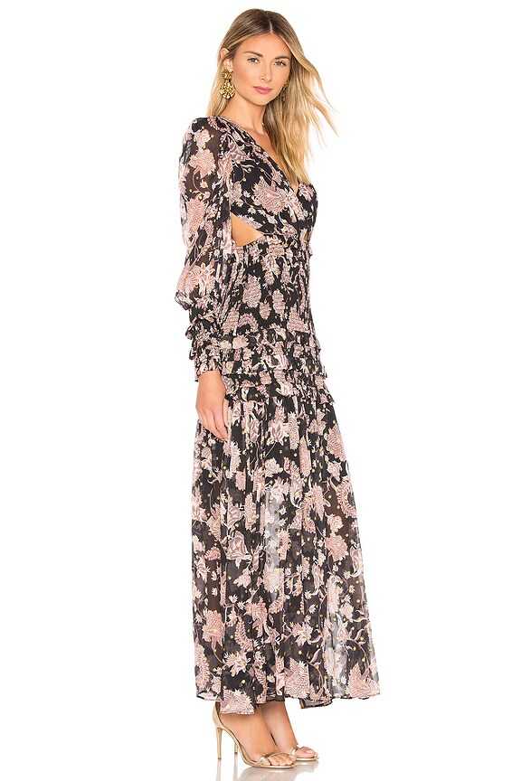 view 2 of 4 Harvest Moon Gown in Black Multi