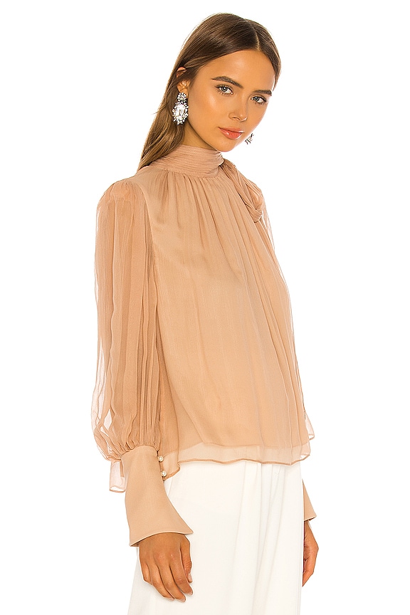 view 2 of 4 Goddess Blouse in Rugby Tan