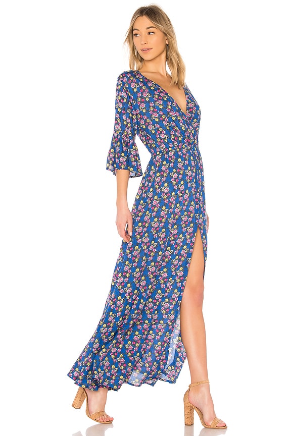 view 2 of 3 MAXIVESTIDO SURRY in Lei Bright Blue