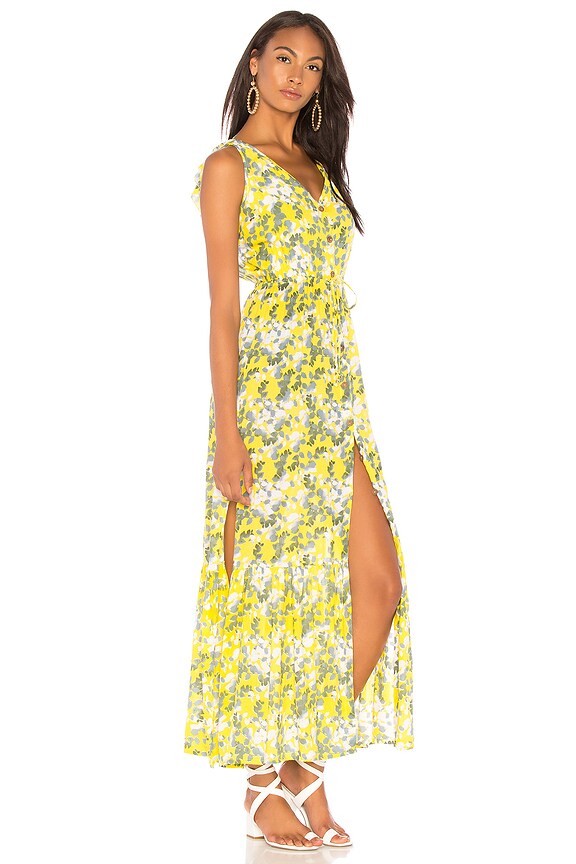 view 2 of 3 Jackson Hole Dress in Shimmer Yellow