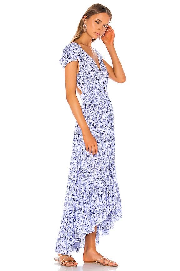 view 2 of 3 New Moon Maxi in Fan Shells Blue