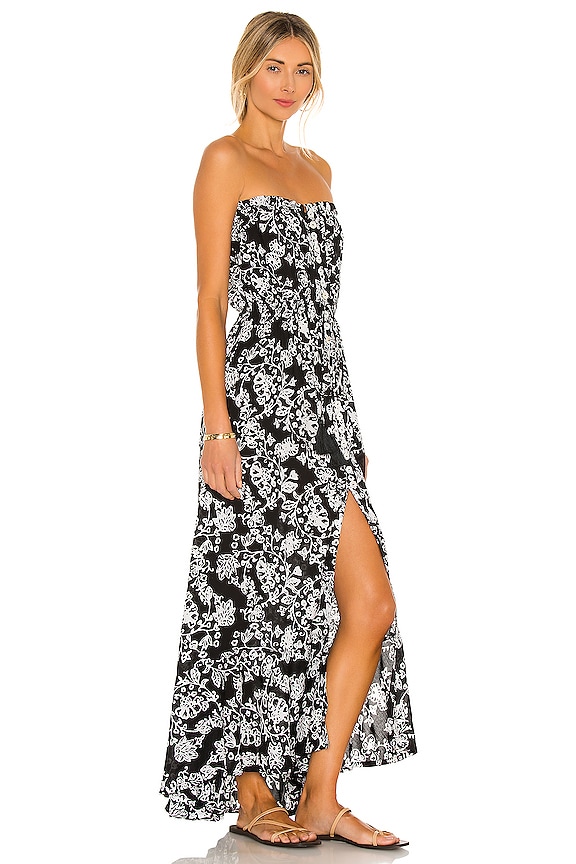 view 2 of 3 Ryden Maxi Dress in Java Batik Black & White