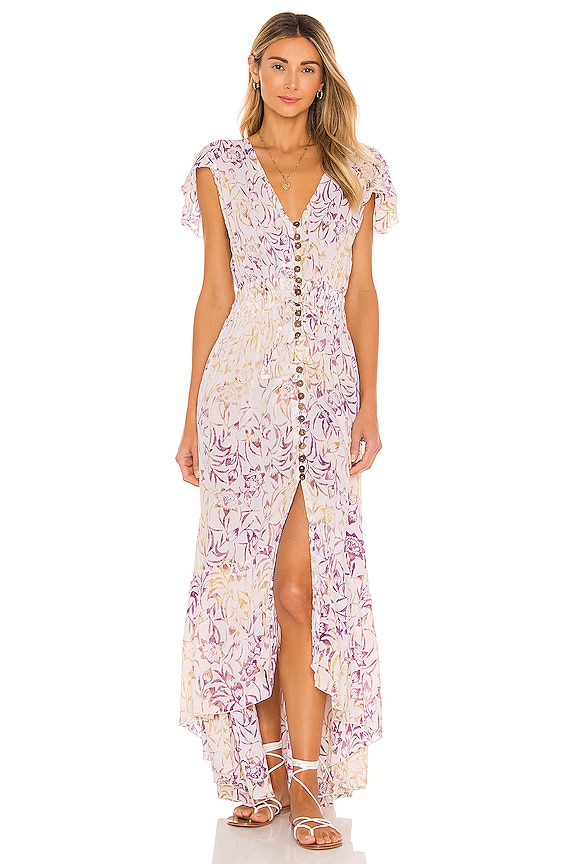 view 2 of 4 New Moon Maxi Dress in Bali Batik Natural