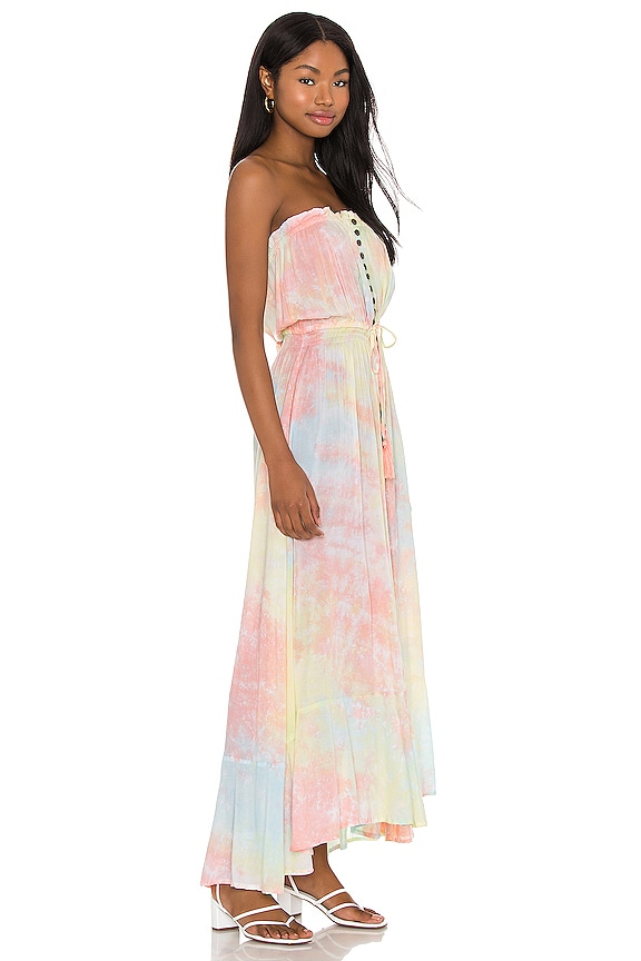view 2 of 4 Ryden Dress in Bleached Rainbow Smoke