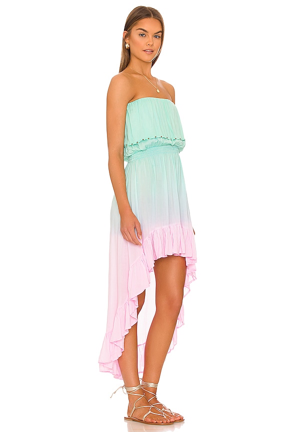 view 2 of 3 VESTIDO MIDI LANA in Bermuda & Rose Ombre