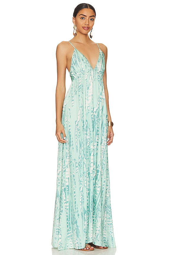 view 2 of 3 MAXIVESTIDO GRACIE in Teal Stone