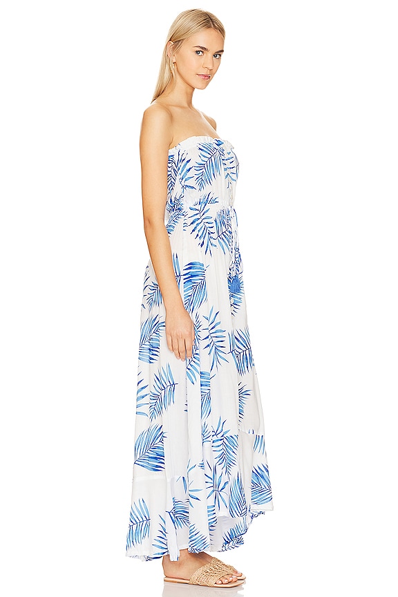 view 2 of 3 Ryden Maxi Dress in Island Palm Blue