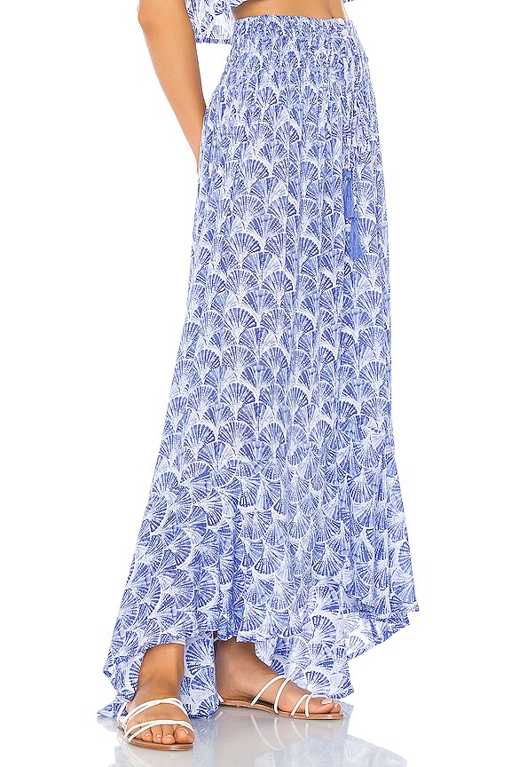 view 2 of 4 DAKOTA 맥시 스커트 in Fan Shells Blue