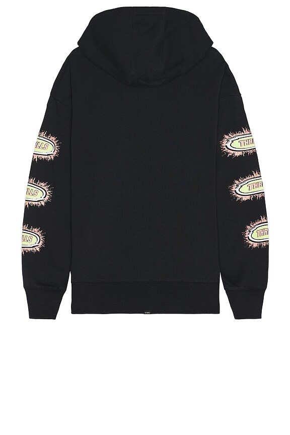 view 2 of 4 Acid Test Slouch Pull On Hoodie in Washed Black