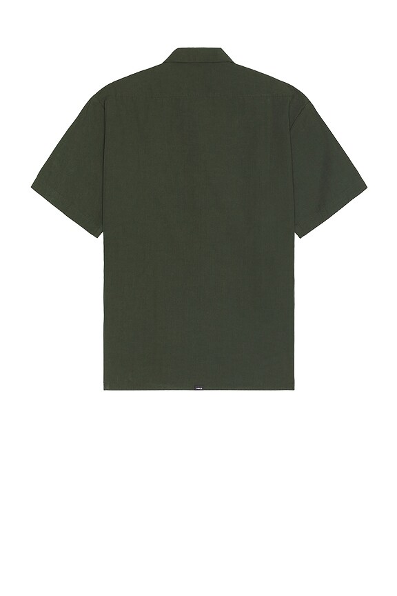 view 2 of 4 Secret Garden Short Sleeve Shirt in Oil Green