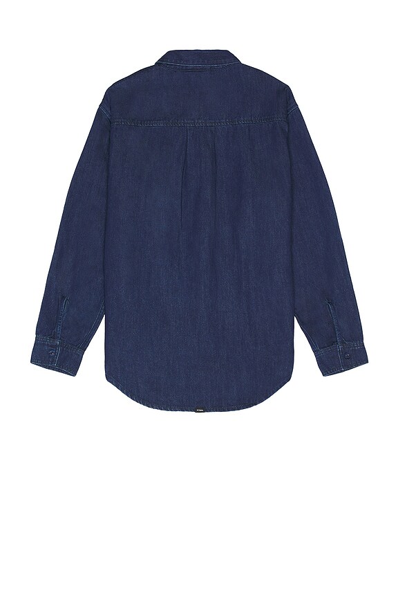 view 2 of 4 Canyon Long Sleeve Shirt in Double Indigo Rinse