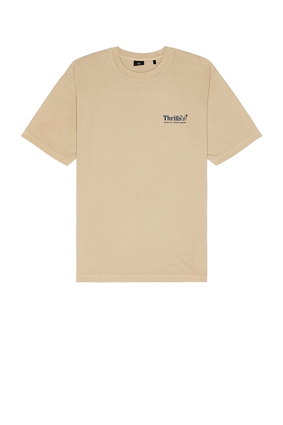 view 2 of 3 Workwear Oversize Fit Tee in Sand