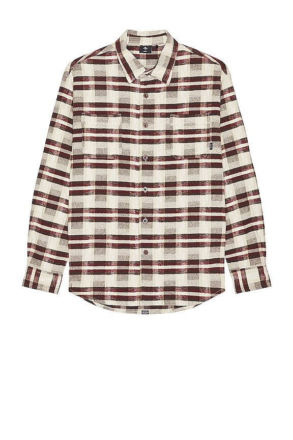 view 1 of 3 CHEMISE FLANNEL in Brown