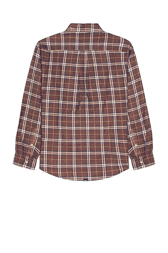 view 2 of 4 Genuine Oversized Flannel in Rum Raisin