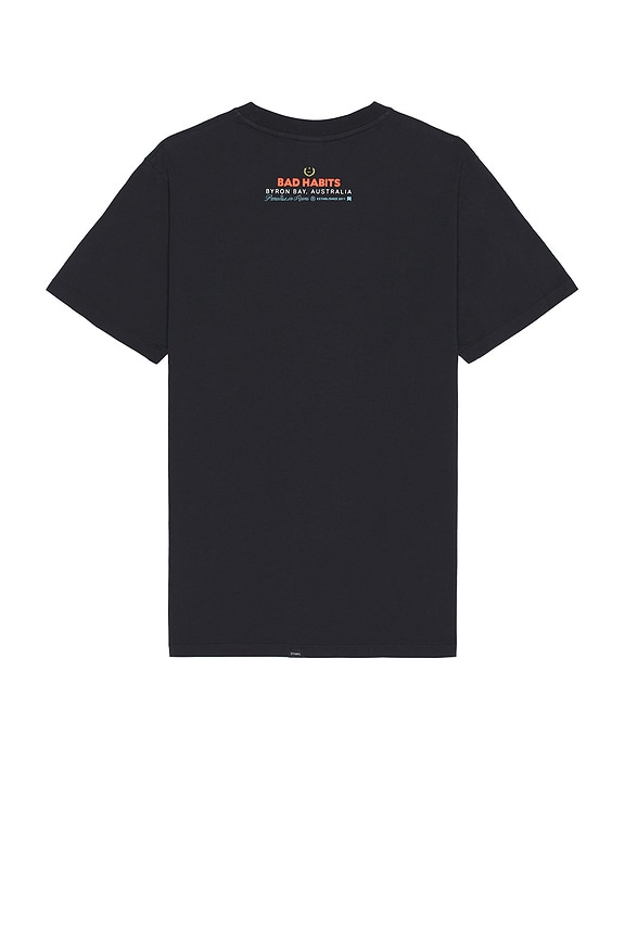 view 2 of 3 Royal Habits Merch Fit Tee in Twilight Black