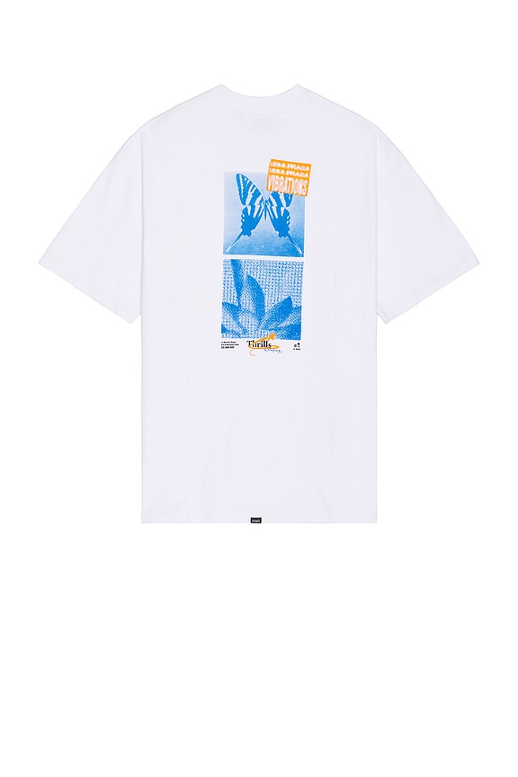 view 2 of 4 Earthdrone Box Fit Oversize Tee in White