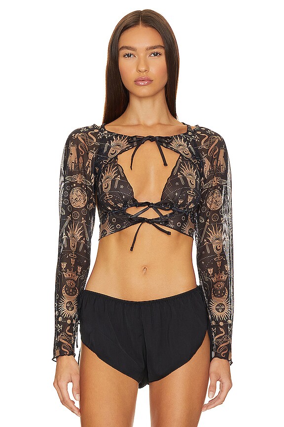 view 2 of 5 Arcana Shrug in Black