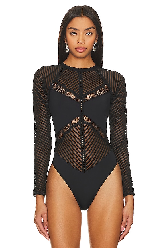 view 2 of 5 Chelsea Bodysuit in Black