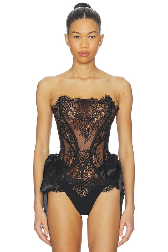 view 2 of 5 Nocturne Corset in Black