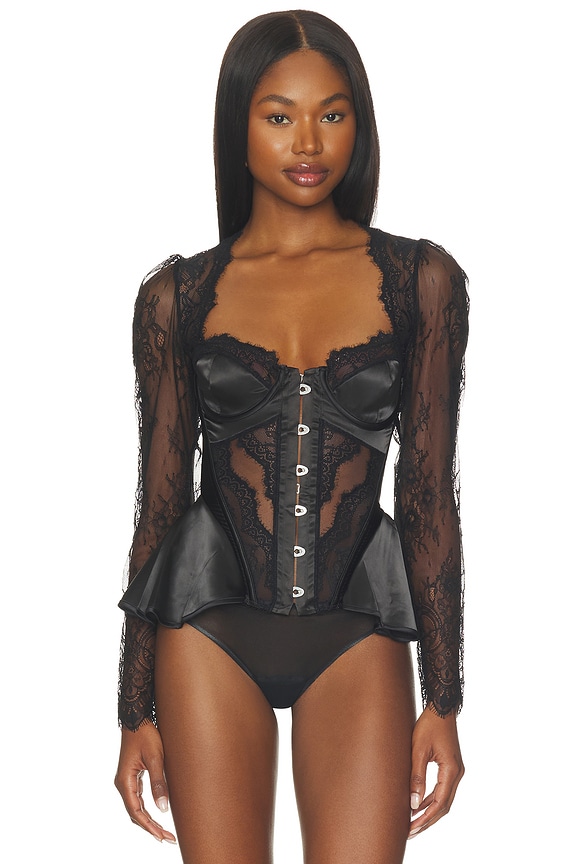 view 2 of 5 Daphne Corset in Black