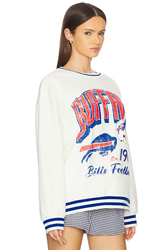 view 2 of 4 Buffalo Bills Crewneck in Vintage White