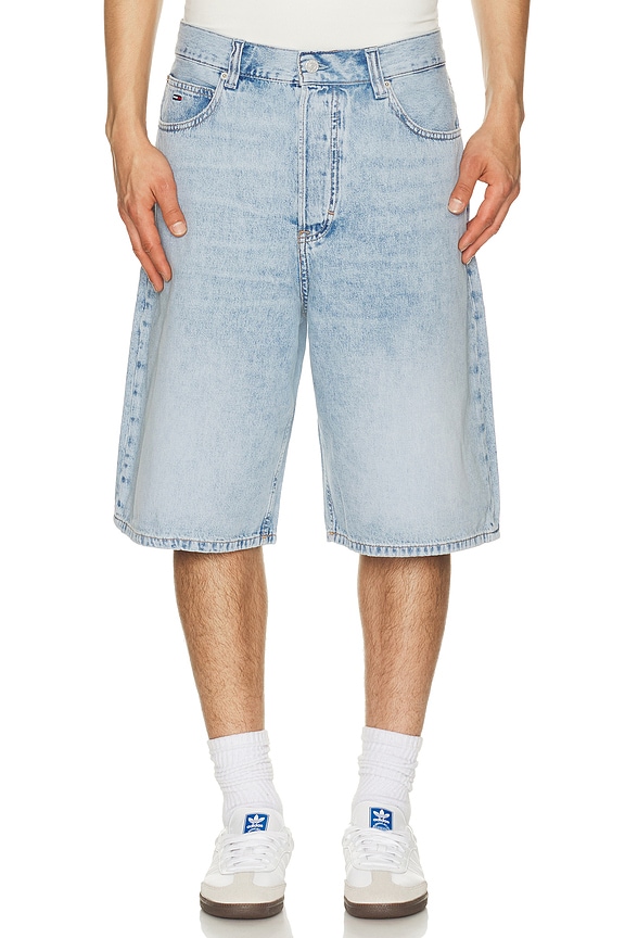 view 1 of 5 SHORT BAGGY THEO in Light Denim