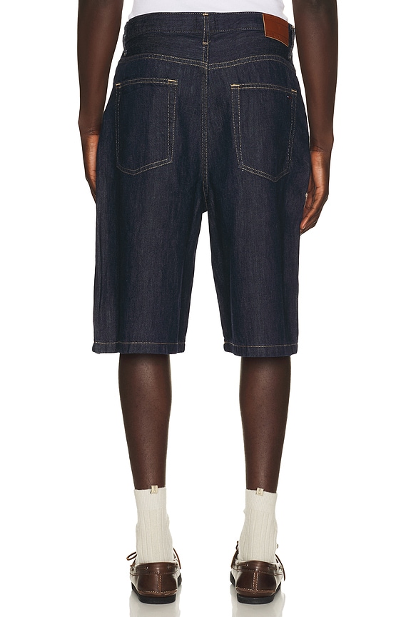 view 2 of 5 SHORT in Dark Denim