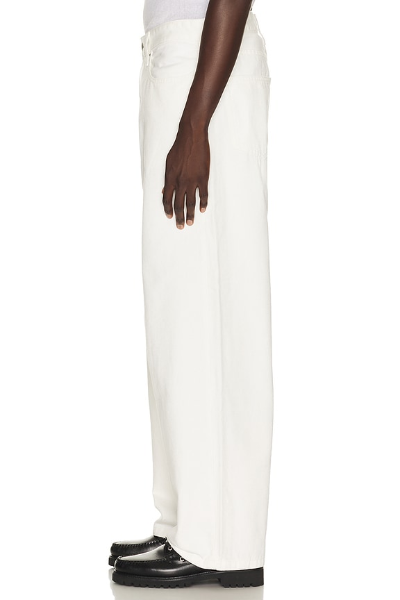 view 2 of 5 PANTALONES BAGGY THEO in White Denim