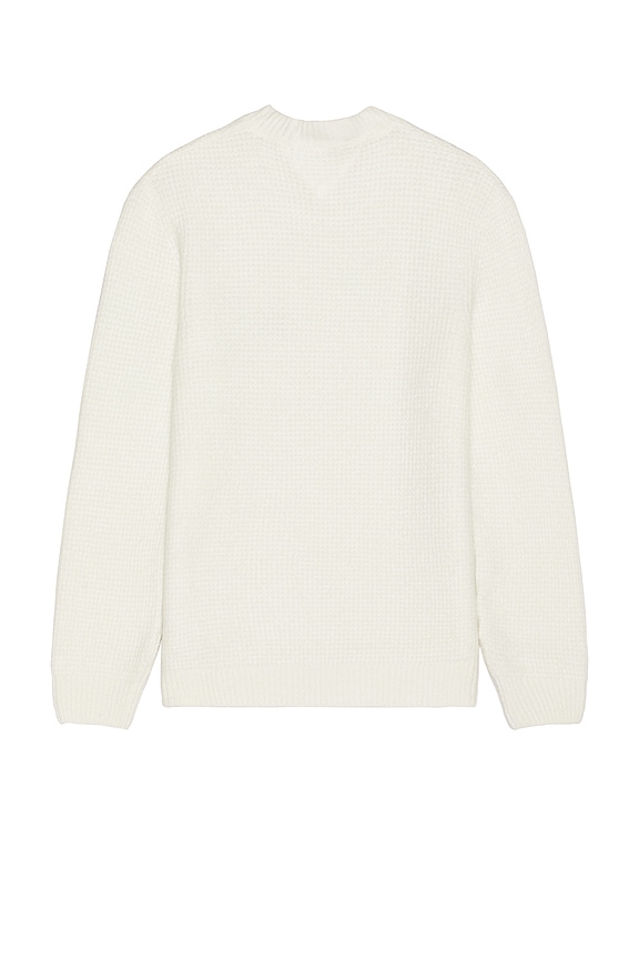 view 2 of 4 Waffle Sweater in Ancient White Melange