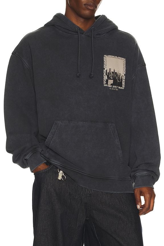 view 2 of 5 SUDADERA 90S WASHED PHOTO CITY in Black
