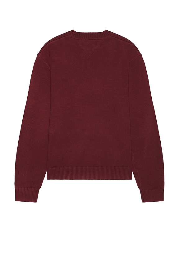 view 2 of 4 Badge Sweater in Deep Rouge