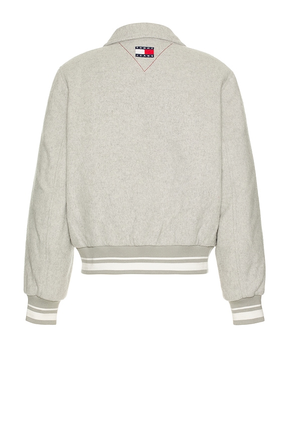 view 2 of 5 Varsity Jacket in Grey Heather