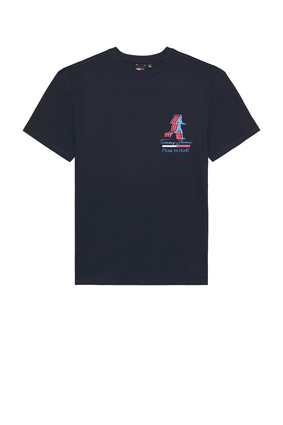 view 2 of 3 Outdoors Novelty Tee in Dark Night Navy