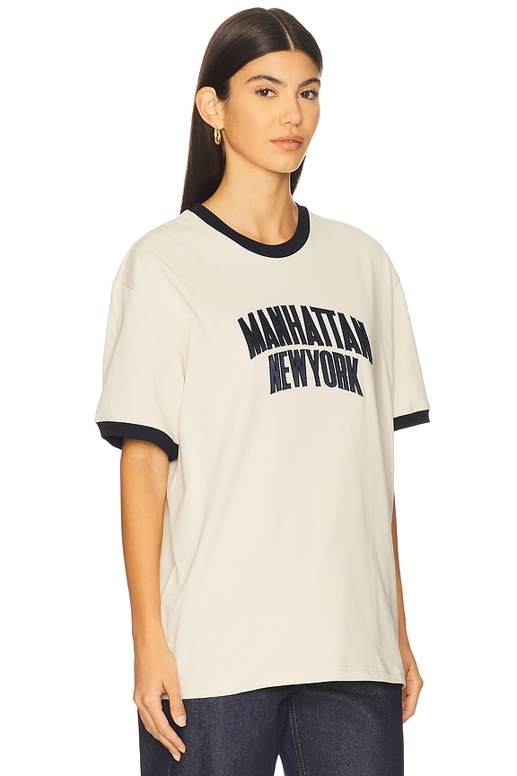 view 2 of 5 Ringer Varsity Tee in Desert Sand Dune