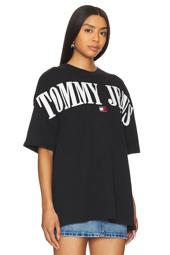 view 2 of 4 Oversized Badge Tee in Black