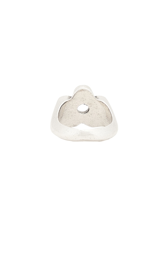 view 2 of 3 Flower Ring in Plata