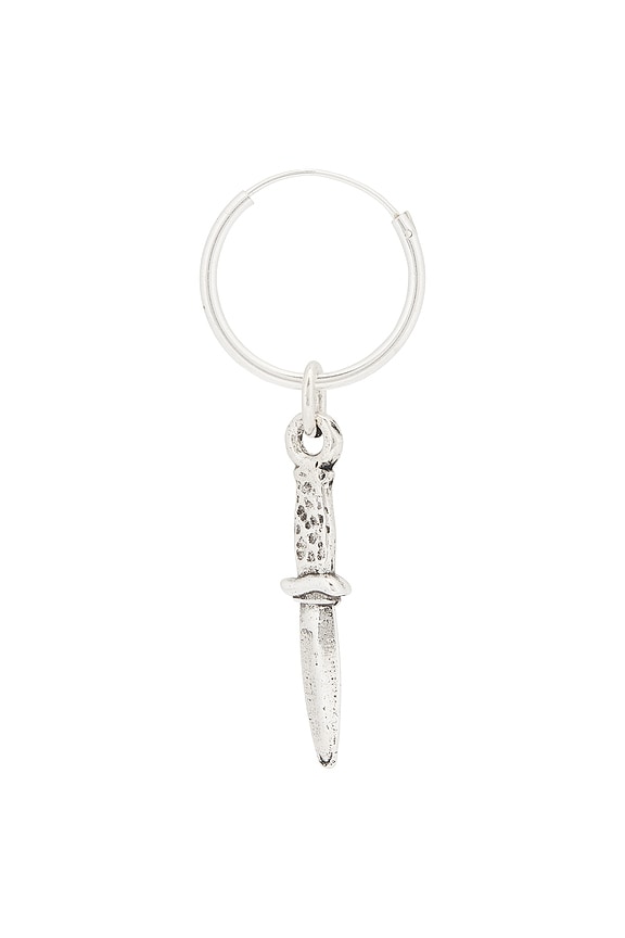 view 2 of 3 BOUCLES D'OREILLES BOWIES KNIFE in Plata