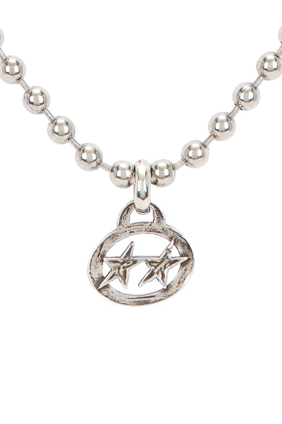 view 2 of 3 Icon Ball Necklace #1 in Plata