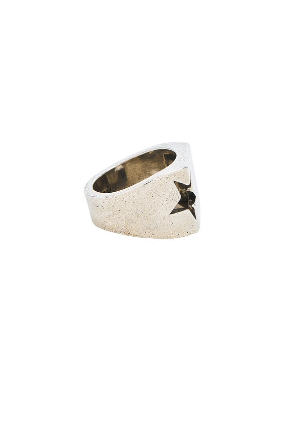 view 2 of 3 Falling Star Ring in Plata