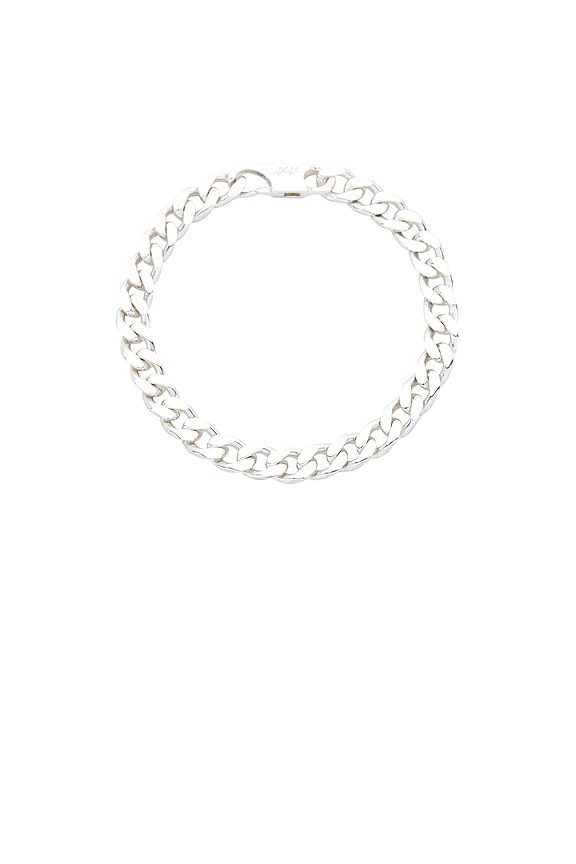 view 2 of 3 Unstoned Cuban Bracelet in Silver