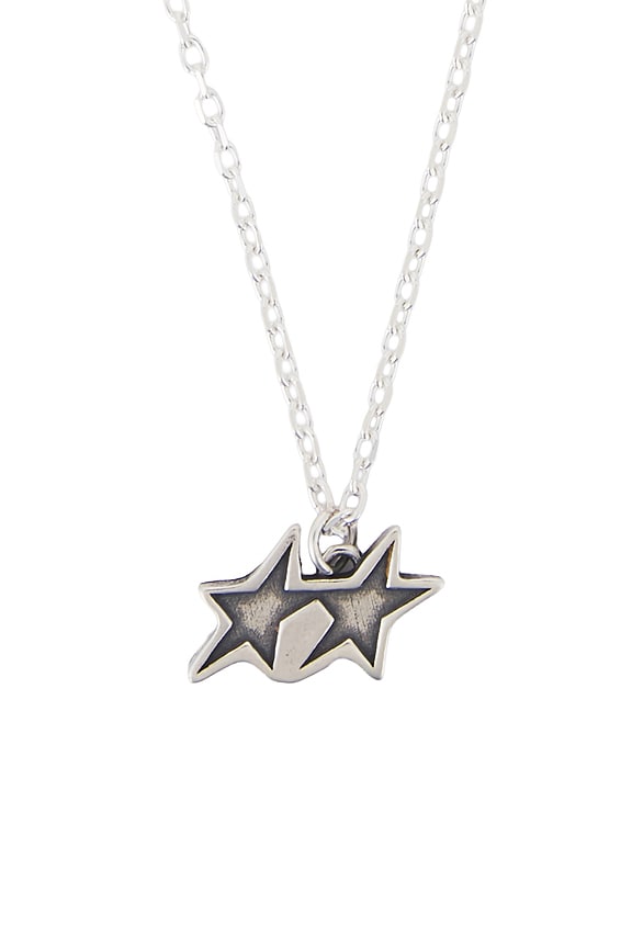 view 2 of 3 Tilted Necklace in Silver