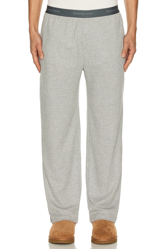 view 1 of 5 Waffle Pant in Grey Heather