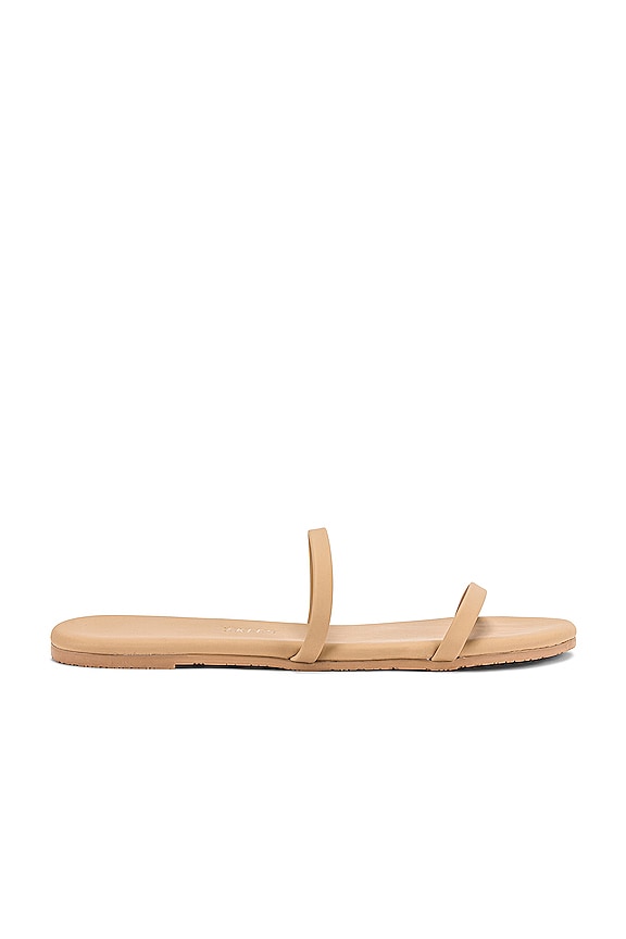 view 1 of 5 Faux Leather Matte Gemma Sandal in Sunkissed